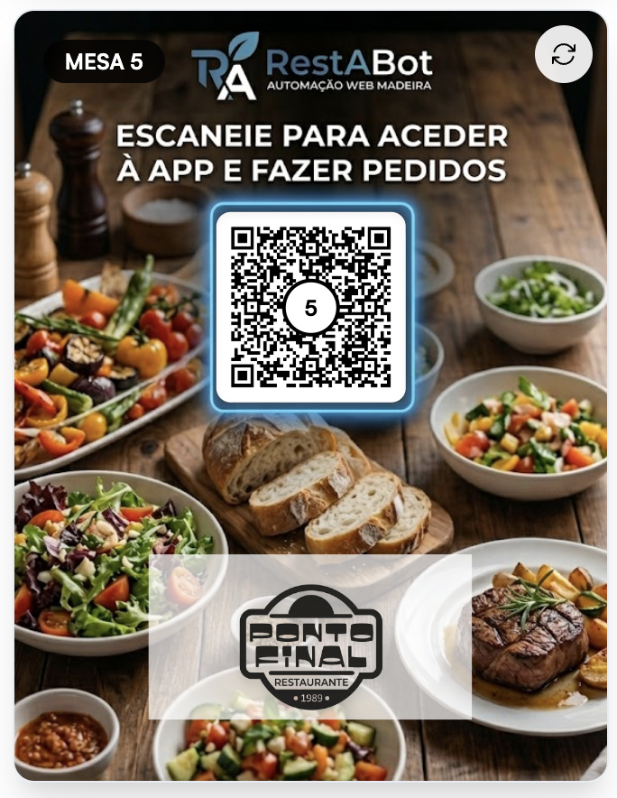 QR code — menú RestABot